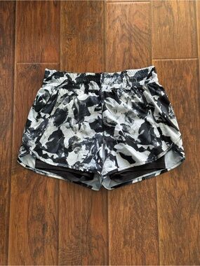 Avia Women's Black & White Camo Running Shorts